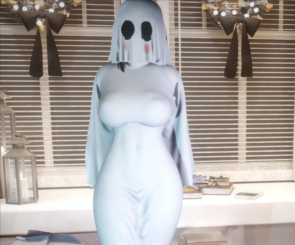 MoulieBuaiChiYu.Preset_ghost Lady_鬼怪服-林夕资源VAM