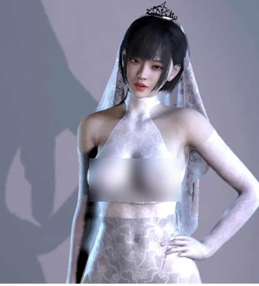 未知.洁白婚纱-林夕资源VAM