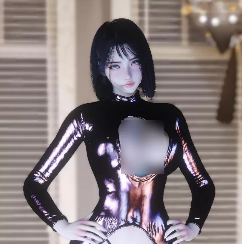 DateKnight.Garter-catsuit-林夕资源VAM