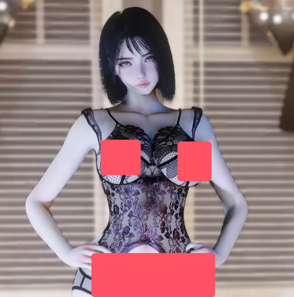 DateKnight.Racerback-bodystocking-林夕资源VAM