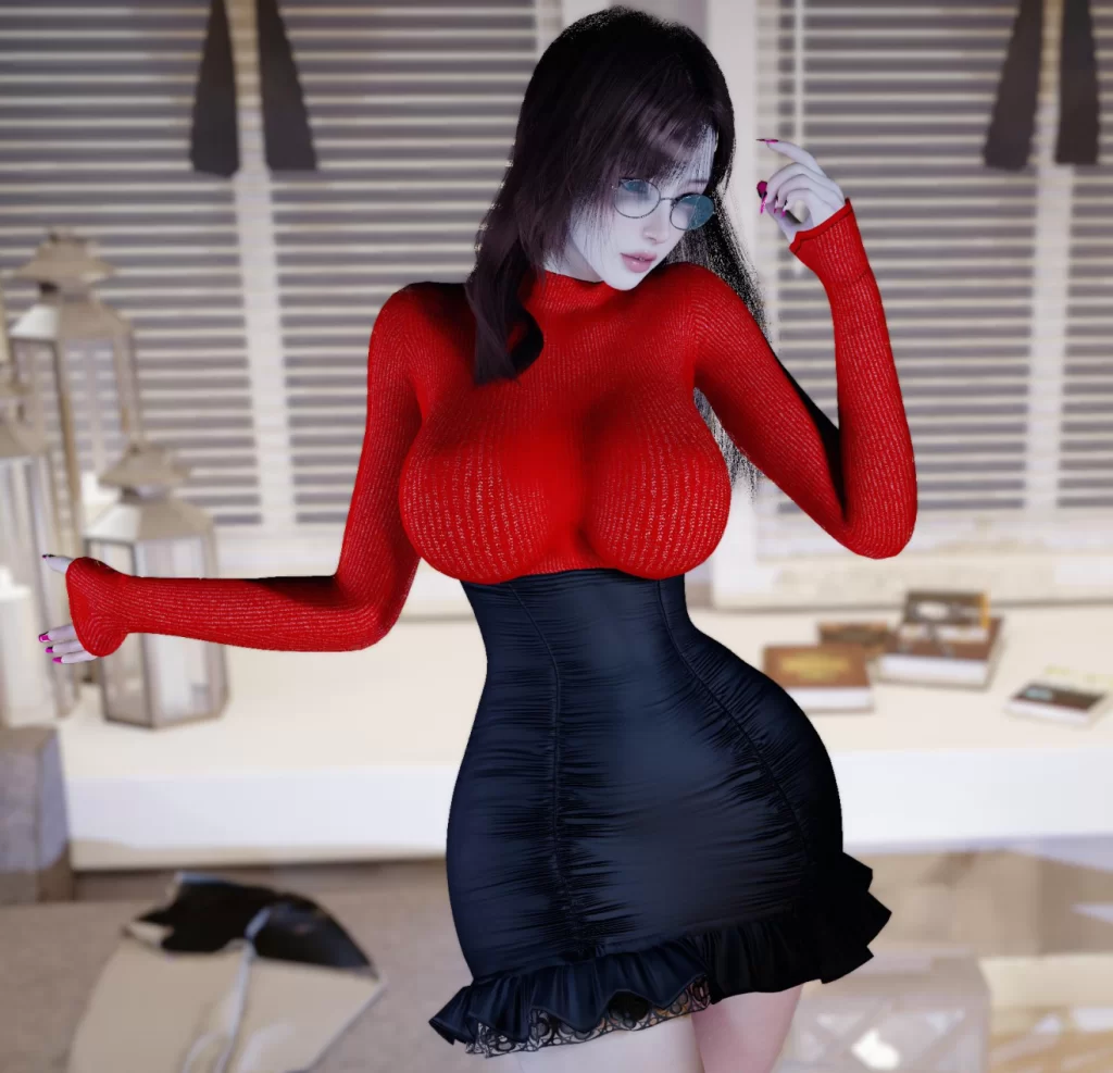 Vmax.High_waisted_dress-林夕资源VAM