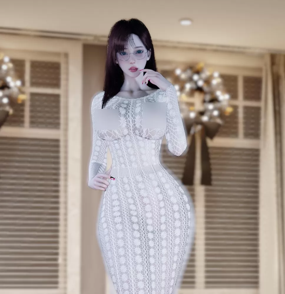 Vmax.K07_Striped_dress-林夕资源VAM