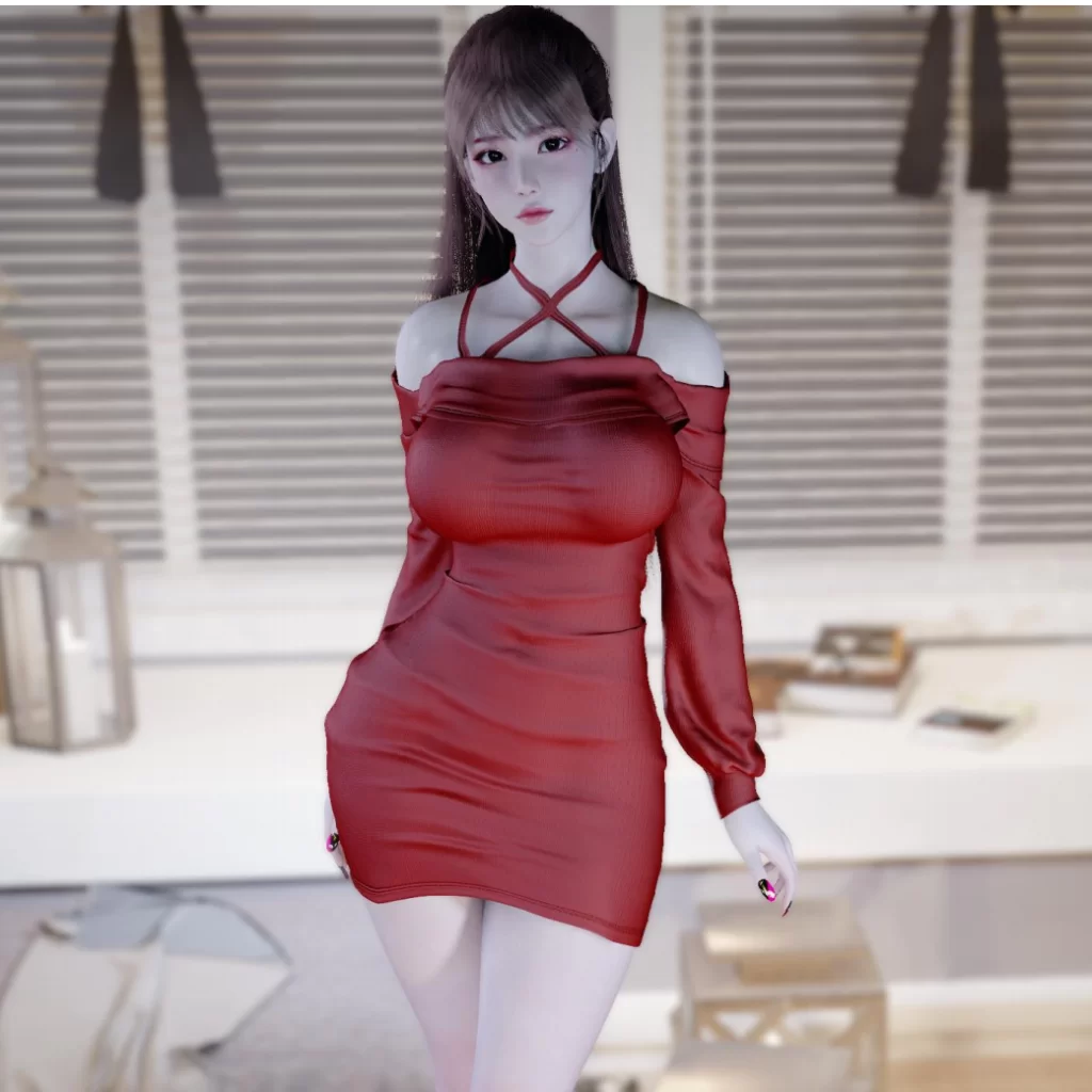 vvvevevvv.Sexy_Slip_Dress-林夕资源VAM
